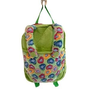 Plush Doll Carrier Backpack And Matching Doll Sleeping Bag